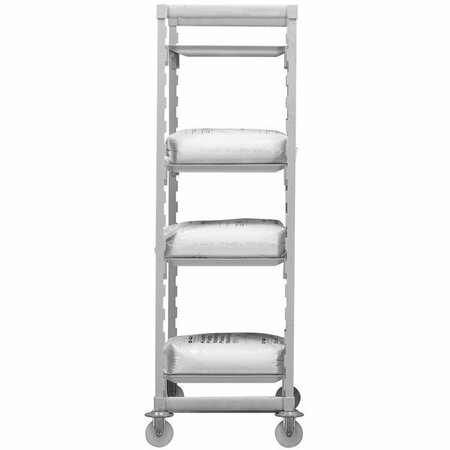 CAMBRO CPHU243667S4480 Camshelving Premium High Density Mobile Shelving Unit with 4 Solid Shelves 214PHL3667S4